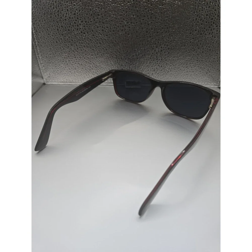 Marc Hunter 7924 Shiny Black & Red Tortoise Men’s Square Sunglasses 55-17-140